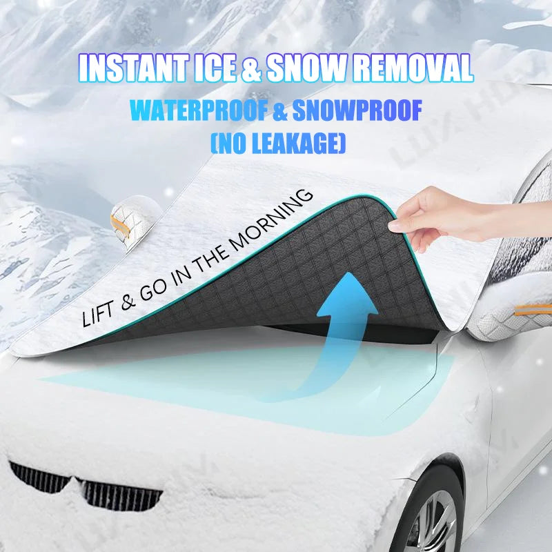 Magnetic Windshield Snow Cover