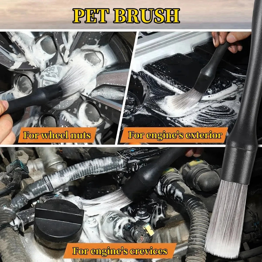 Interior Detailing Brush Set