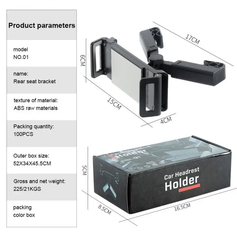 360° Headrest Tablet Mount