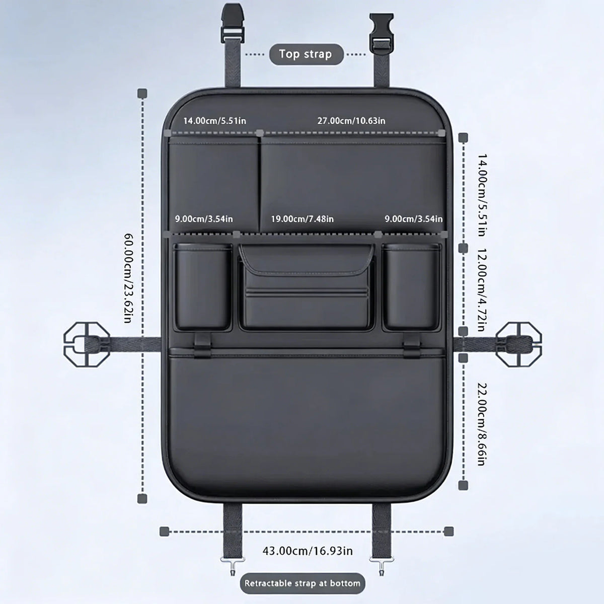 Back-Seat Organizer (6 Pockets)