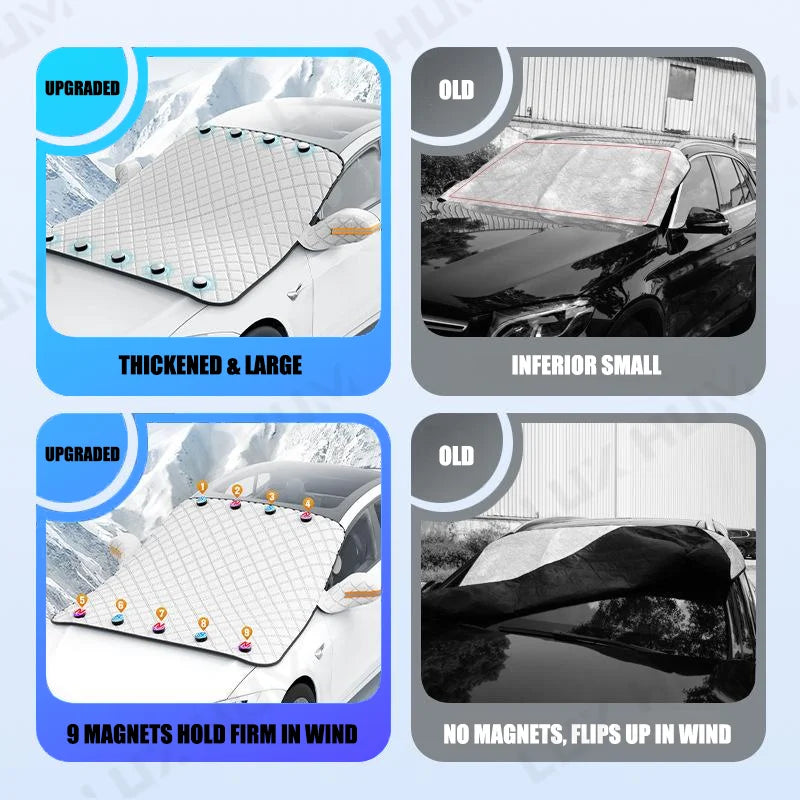 Magnetic Windshield Snow Cover