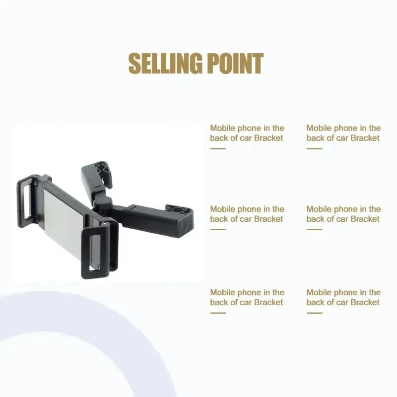 360° Headrest Tablet Mount