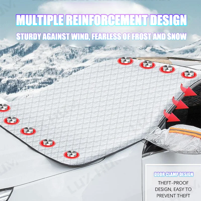 Magnetic Windshield Snow Cover